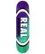 Real. Angle Dip Oval Deck. Purple/Teal. 8.38.