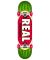 Real. Oval Watermelon Complete 7.75. Green / Red.