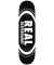 Real. Classic Oval Team Deck 8.25. Black.