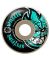 Spitfire. 99a 54mm. Shattered Bighead Wheel. White/Aqua.