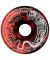 Spitfire. F4 99a. 53mm Breana Torment Swirl Conical Full Wheels. Black/Red.