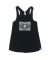 808 Skate. Girls Matchbox Tank Top. Black.