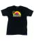 808 Skate. Sunset Tee. Black.