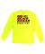 808 Skate. Safety Long Sleeve T-Shirt. Bright Yellow.