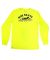 808 Skate. Olomana Longsleeve T Shirt. Safety Yellow.