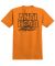 Anti Hero. Custom Pocket T-Shirt. Safety Orange.