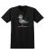 Anti Hero. Grimple Stix Pigeon T-Shirt. Black.