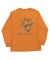 Bronze 56K. B Logo Tree Longsleeve Tee. Orange.