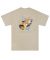 Bronze 56K. VX B Logo Tee. Sand