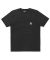 Carhartt WIP. Pocket T Shirt. Black/ Heather.