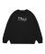 Dime. Chilling Crewneck Sweater. Black.