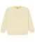 Dime. Embossed Crewneck Sweater. Cream.