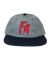 Fucking Awesome. Classic Logo Hat. Grey/ Navy.