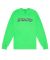 Fucking Awesome. Actual Visual Guidance Long Sleeve Tee. Pigment Dye Neon Green.