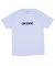 GX1000. Dithered Logo T Shirt. White.