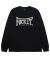 HUF. Throwing Hands Longsleeve T-Shirt. Black.