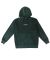 Krooked. Corduroy Pullover Hoodie. Dark Green.