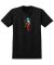 Krooked. Mermaid Tee. Black/Red.