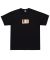 Limosine. Sticker T-Shirt. Black / Orange.