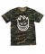 Spitfire. Big Head T Shirt. Camo/Cream.