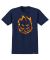 Spitfire. Youth 451 T Shirt. Navy/ Red.