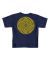 Spitfire. Toddler Classic Swirl T Shirt. Navy/ Yellow.