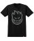 Spitfire. Big Head Youth T Shirt. Black / Metallic.