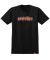 Spitfire. Flash Fire Youth T Shirt. Black.