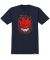 Spitfire. Bighead Youth T Shirt. Navy/ Red.