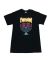 Thrasher. Menorah T Shirt. Black.