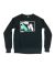 Thrasher. Girls Alien Boyfriend Crew Neck Sweater. Black.