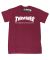 Thrasher. Skate Mag T Shirt. Maroon.