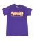 Thrasher. Flame T Shirt. Purple.