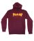 Thrasher. Flame Hoodie. Maroon.