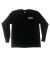 Thrasher. Embroider Outlined Longsleeve T Shirt. Black.