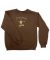 Thrasher. Gonz Logo Crewneck. Brown.