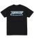 Thrasher. Future Logo T Shirt. Black.