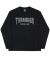 Thrasher. Low Logo Longsleeve Shirt. Black.