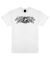 Thrasher x Anti Hero. Mag Banner T Shirt. White.