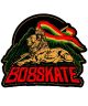 808 Skate. Jah Lion Sticker. Red/ Yellow/ Green/ Black.