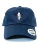 808 Skate. Skate Bear Embroidered Strapback Hat. Navy.