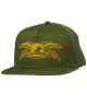 Anti-Hero. Basic Eagle Snapback. Sage.