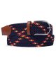 Butter Goods. Braided Belt. Navy.