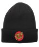 Santa Cruz. Classic Dot Long Shoreman Beanie. Black.