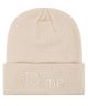 Dime. 3D Logo Beanie. Cream.