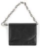 Dime. Chain Leather Wallet. Black.