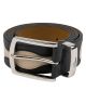 Dime. Premium Leather Belt. Black.