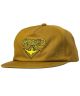 Krooked. Bird Lightening Snapback Hat. Tan.