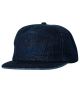 Krooked. Skript Snapback. Denim.