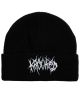 Krooked. Necro Skript Beanie. Black/White.